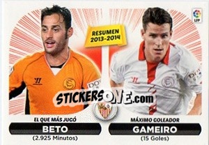 Sticker Resumen Sevilla (24) - Liga Spagnola 2014-2015 n. 534 - Colecciones ESTE