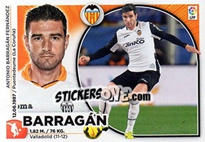 Sticker Barragan (4) - Liga Spagnola 2014-2015 n. 544 - Colecciones ESTE