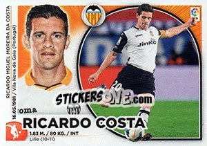 Sticker Ricardo Costa (5) - Liga Spagnola 2014-2015 n. 545 - Colecciones ESTE
