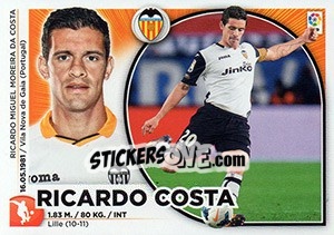 Cromo Ricardo Costa (5) - Liga Spagnola 2014-2015 - Colecciones ESTE