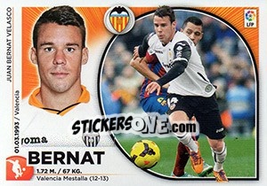 Sticker Bernat (8) - Liga Spagnola 2014-2015 n. 548 - Colecciones ESTE