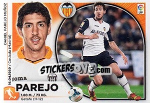 Sticker Parejo (11) - Liga Spagnola 2014-2015 n. 551 - Colecciones ESTE