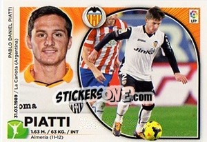Sticker Piatti (15) - Liga Spagnola 2014-2015 n. 555 - Colecciones ESTE