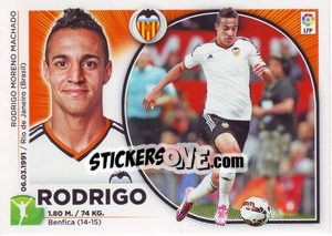 Sticker Rodrigo Moreno (17) - Liga Spagnola 2014-2015 n. 557 - Colecciones ESTE