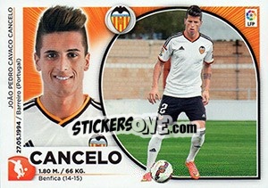 Sticker Cancelo (19) - Liga Spagnola 2014-2015 - Colecciones ESTE