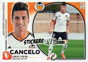 Cromo Cancelo (19) - Liga Spagnola 2014-2015 - Colecciones ESTE