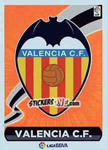 Sticker Escudo Valencia (23) - Liga Spagnola 2014-2015 n. 563 - Colecciones ESTE