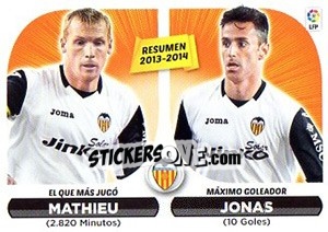 Sticker Resumen Valencia (24) - Liga Spagnola 2014-2015 - Colecciones ESTE