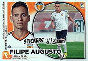 Sticker Filipe Augusto (10 BIS) - Liga Spagnola 2014-2015 - Colecciones ESTE