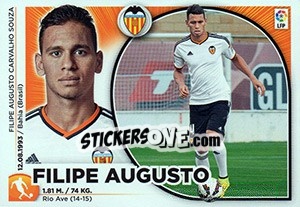 Sticker Filipe Augusto (10 BIS) - Liga Spagnola 2014-2015 n. 570 - Colecciones ESTE