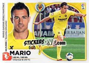 Sticker Mario (3) - Liga Spagnola 2014-2015 n. 573 - Colecciones ESTE