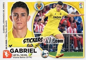 Cromo Gabriel Paulista (6) - Liga Spagnola 2014-2015 - Colecciones ESTE