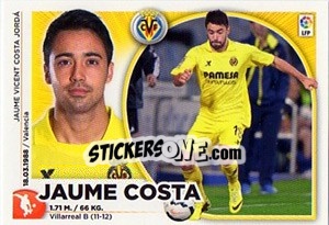 Sticker Jaume Costa (8) - Liga Spagnola 2014-2015 n. 578 - Colecciones ESTE