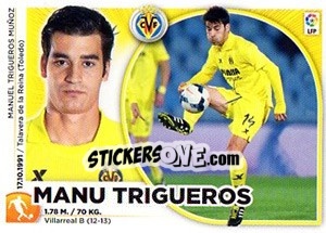 Sticker Manu Trigueros (11) - Liga Spagnola 2014-2015 n. 581 - Colecciones ESTE