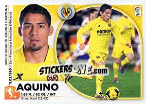 Sticker Aquino (14) - Liga Spagnola 2014-2015 n. 584 - Colecciones ESTE