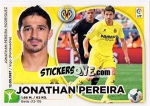 Sticker Jonathan Pereira (17) - Liga Spagnola 2014-2015 n. 587 - Colecciones ESTE