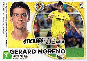 Sticker Gerard Moreno (20) - Liga Spagnola 2014-2015 - Colecciones ESTE