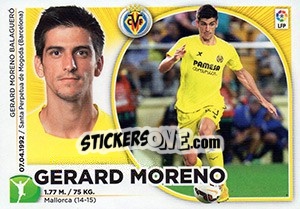 Cromo Gerard Moreno (20) - Liga Spagnola 2014-2015 - Colecciones ESTE