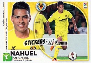 Sticker Nahuel (17 BIS) - Liga Spagnola 2014-2015 - Colecciones ESTE