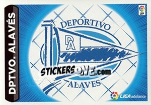 Sticker ESCUDO LIGA ADELANTE 1 - ALAVéS - Liga Spagnola 2014-2015 n. 601 - Colecciones ESTE