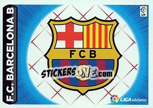Sticker ESCUDO LIGA ADELANTE 4 - BARCELONA 'B' - Liga Spagnola 2014-2015 - Colecciones ESTE