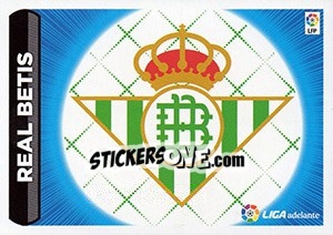 Sticker ESCUDO LIGA ADELANTE 5 - BETIS - Liga Spagnola 2014-2015 - Colecciones ESTE