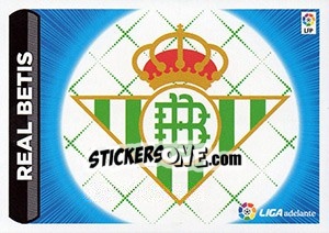 Sticker ESCUDO LIGA ADELANTE 5 - BETIS - Liga Spagnola 2014-2015 n. 605 - Colecciones ESTE