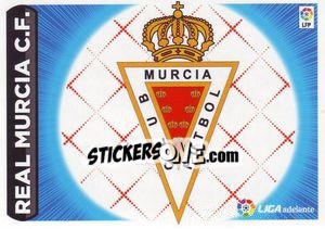 Figurina ESCUDO LIGA ADELANTE 12 - MURCIA - Liga Spagnola 2014-2015 - Colecciones ESTE