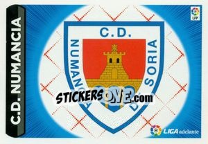 Cromo ESCUDO LIGA ADELANTE 13 - NUMANCIA - Liga Spagnola 2014-2015 - Colecciones ESTE