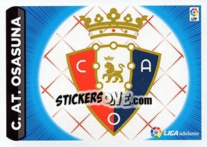 Figurina ESCUDO LIGA ADELANTE 14 - OSASUNA - Liga Spagnola 2014-2015 - Colecciones ESTE