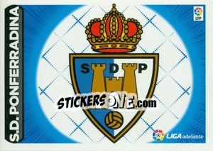 Sticker ESCUDO LIGA ADELANTE 15 - PONFERRADINA - Liga Spagnola 2014-2015 - Colecciones ESTE