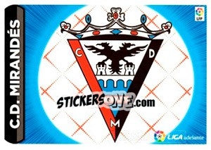 Sticker ESCUDO LIGA ADELANTE 12BIS - Mirandés - Liga Spagnola 2014-2015 - Colecciones ESTE