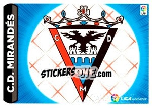 Sticker ESCUDO LIGA ADELANTE 12BIS - Mirandés - Liga Spagnola 2014-2015 n. 624 - Colecciones ESTE