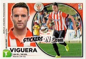 Sticker 6 Viguera (Athletic Club) - Liga Spagnola 2014-2015 n. 636 - Colecciones ESTE