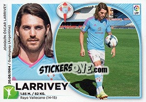 Sticker 7 Larrivey (Celta de Vigo) - Liga Spagnola 2014-2015 n. 637 - Colecciones ESTE