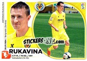 Sticker 8 Rukavina (Villarreal CF) - Liga Spagnola 2014-2015 n. 638 - Colecciones ESTE