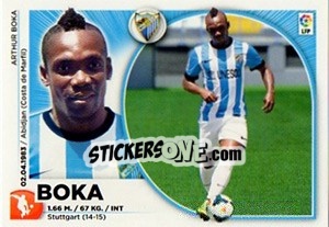 Sticker 10 Boka (Málaga CF) - Liga Spagnola 2014-2015 - Colecciones ESTE