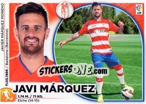 Sticker 12 Javi Márquez (Granada CF) - Liga Spagnola 2014-2015 n. 642 - Colecciones ESTE
