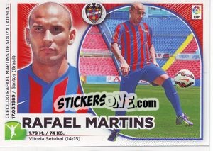 Sticker 19 Rafael Martins (Getafe CF) - Liga Spagnola 2014-2015 n. 649 - Colecciones ESTE