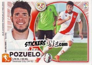 Sticker 25 Pozuelo (Rayo Vallecano) - Liga Spagnola 2014-2015 n. 655 - Colecciones ESTE