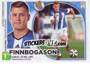 Cromo 26 Finnbogason (Real Sociedad) - Liga Spagnola 2014-2015 - Colecciones ESTE