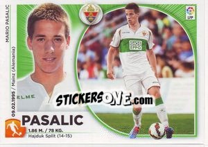 Sticker 31 Pasalic (Elche CF) - Liga Spagnola 2014-2015 n. 661 - Colecciones ESTE