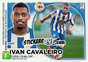 Sticker 33 Ivan Cavaleiro (Deportivo La Coruña) - Liga Spagnola 2014-2015 n. 663 - Colecciones ESTE