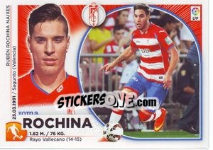 Sticker 38 Rochina (Granada CF) - Liga Spagnola 2014-2015 n. 668 - Colecciones ESTE