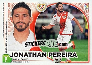 Sticker 40 Jonathan Pereira (Rayo Vallecano) - Liga Spagnola 2014-2015 n. 670 - Colecciones ESTE