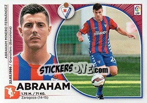 Sticker 45 Abraham (SD Eibar) - Liga Spagnola 2014-2015 - Colecciones ESTE