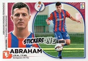 Cromo 45 Abraham (SD Eibar) - Liga Spagnola 2014-2015 - Colecciones ESTE