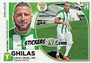 Sticker 49 Ghilas (Córdoba CF) - Liga Spagnola 2014-2015 n. 679 - Colecciones ESTE