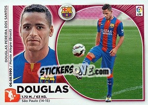 Sticker 51 Douglas (Valencia CF) - Liga Spagnola 2014-2015 n. 681 - Colecciones ESTE