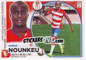 Sticker 53 Nounkeu (Granada CF) - Liga Spagnola 2014-2015 n. 683 - Colecciones ESTE